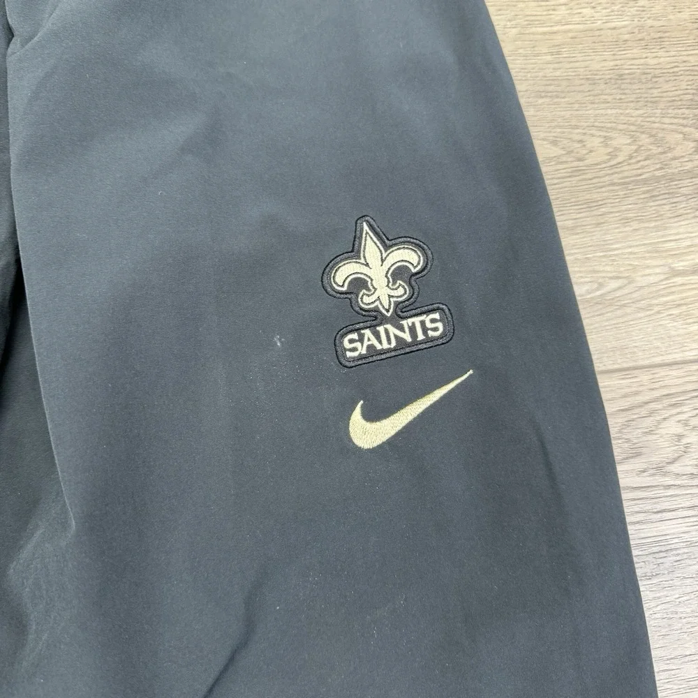 New Orleans Saints Nike Player Issue #37 Black Track pants Sz L Football